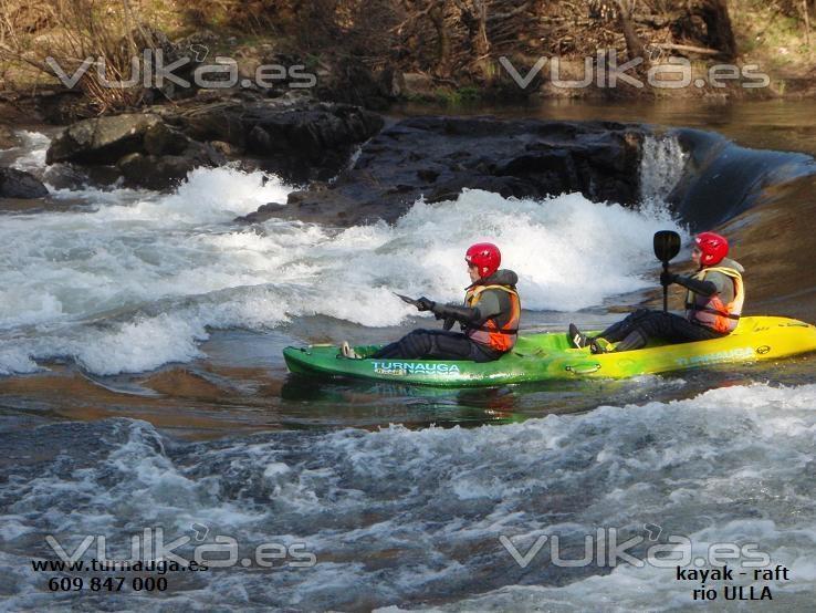 kayak-raft en el ULLA