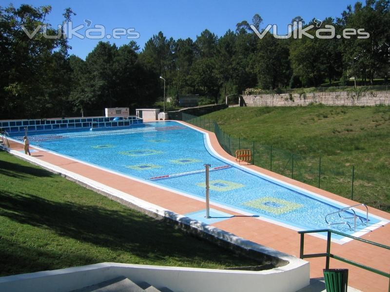 Piscina en el Ayuntamiento de La Caiza