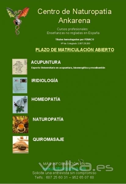 CENTRO ANKARENA ES UN LUGAR DEDICADO AL SERVICIO DE LA SALUD DE FORMA NATURAL Y LA ENSEÑANZA