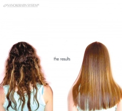 Nanoqueratinsysten  ,y que no te enganen con las imitaciones n no le afectara a tu cabello osufras mas con el
