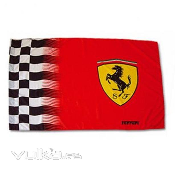 Bandera Ferrari, Creart Osona. Tienda on line complementos Ferrari