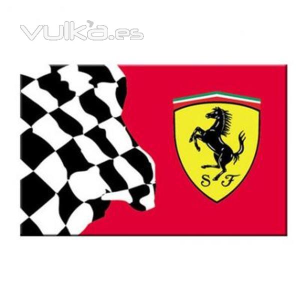 Ferrari banderas para el coche