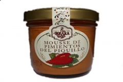 Mousse de Pimientos del piquillo en tarro de cristal de 250 grs. Puede utilizarse como base de canapés, de ...