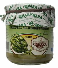 Corazones de alcachofa de navarra tarro 1/2 kg, de 6-12 uds tiernisimas alcachofas de navarra al natural