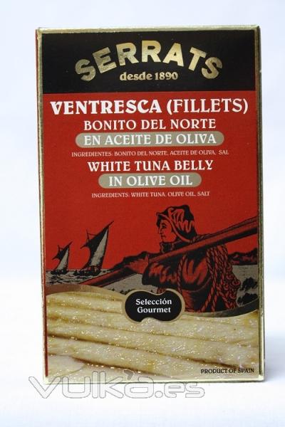 Gourmet - Filetes de Ventresca de Bonito del Norte, cuidadosamente seleccionados y baados con cobertura de aceite ...