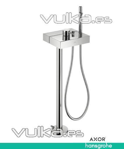 Hansgrohe - Mezclador monomando de pie bao-ducha Axor Starck X