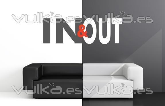 Vinilo decorativo IN&OUT