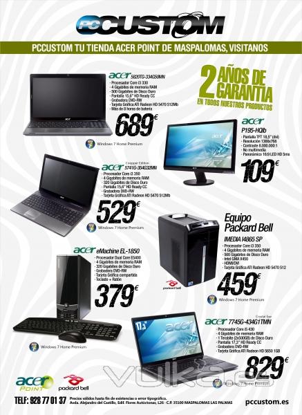 Publicación en periódico local de nuestras ofertas especiales hasta fin de existencias.