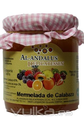 Mermelada de calabaza en frasco de cristal de 250 grs.Las mermeladas Al-Andalus se fabrican con fruta fresca de ...
