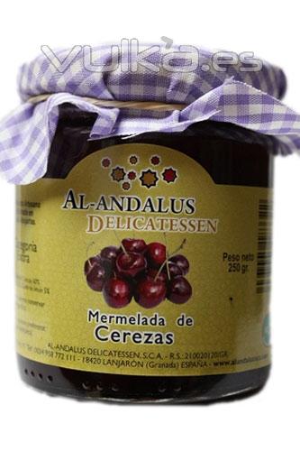 Mermelada de Cerezas. Las mermeladas Al-Andalus se fabrican con fruta fresca de máxima calidad, seleccionada y ...