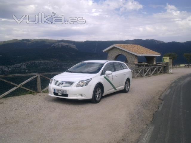 Taxi Granada.net en el mirador de las palomas (Cazorla)