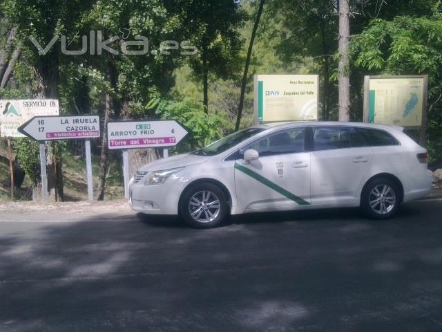 Taxi Granada.net, cerca del nacimiento del Guadalquivir (Cazorla)