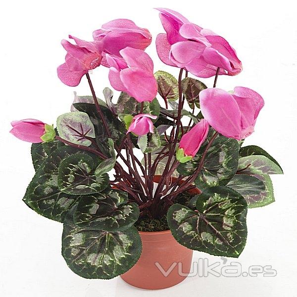 Planta artificial cyclamen malva. lallimona.com