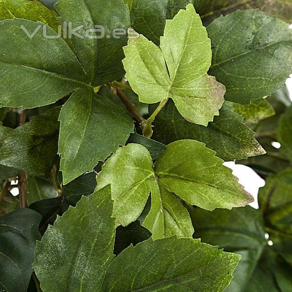 Planta artificial colgante maple detalle. lallimona.com