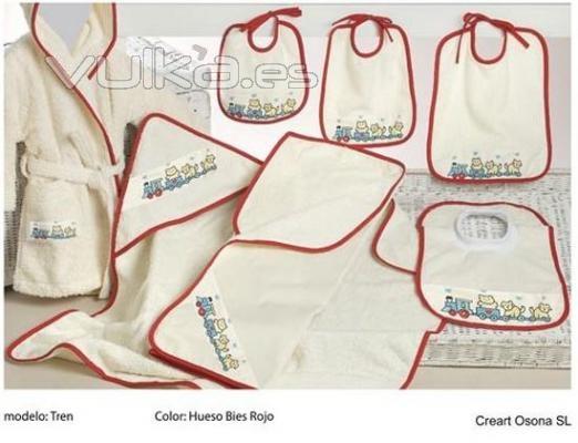 Baberos y capas de bao. Un regalo original, una pieza artesanal y un complemento textil totalmente 