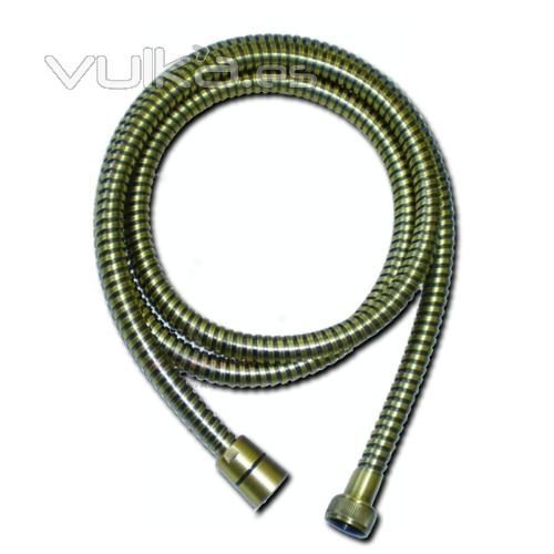 Cable de ducha bronce