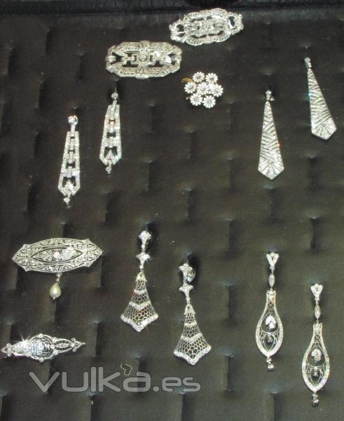 Seleccin de joyas dec: brillantes y platino