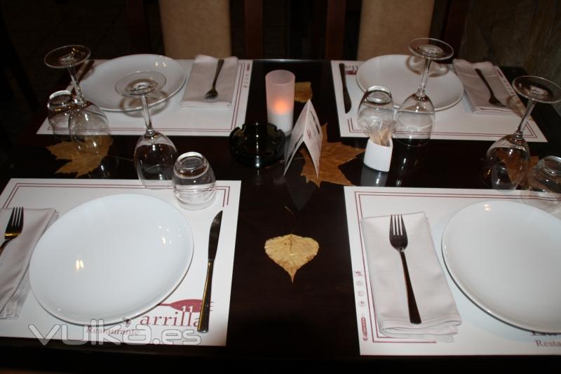 detalle de mesa