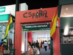 PAbellón España en EXPOCRUZ 2010 - Santa Cruz (Bolivia)