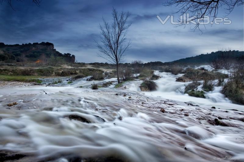 Torrente de agua en Ruidera