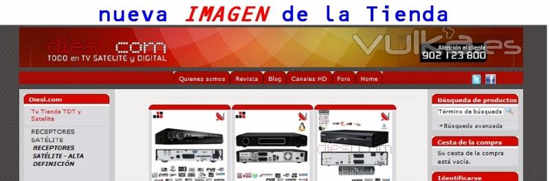 Nueva  imagen  de  tienda  diesl.com  y  mas  facilidad de  navegacin