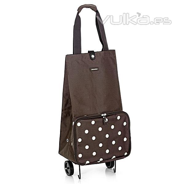 Reisenthel Foldable trolley moka dots en lallimona.com