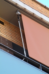 Toldo vertical guiado por cables/varillas instalacion solo en balcones