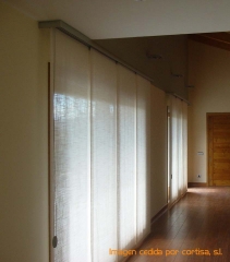Panel japones instalacion en interiores
