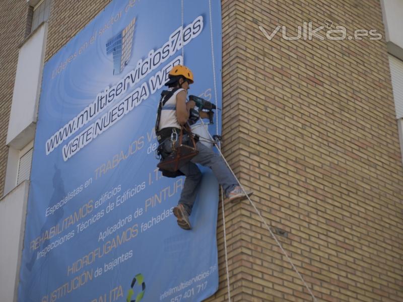 TRABAJOS VERTICALES, ESPECIALISTAS EN TODO TIPO DE TRABAJOS EN ALTURA