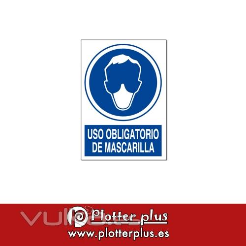 Señalética impresa sobre vinilo adhesivo, vinilo adhesivo fotoluminiscente, o montado sobre placa de