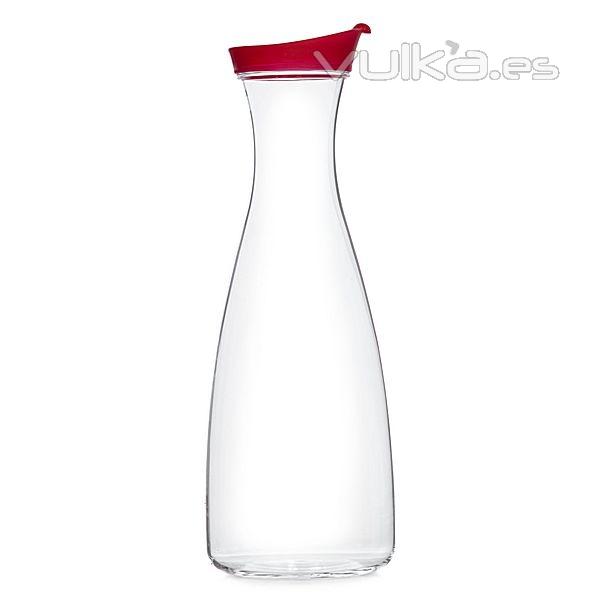 Jarra botella de agua 1,5 litro roja  en lallimona.com