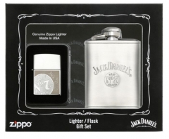 Zippo gift set jack daniels flask | mecherosdecultocom