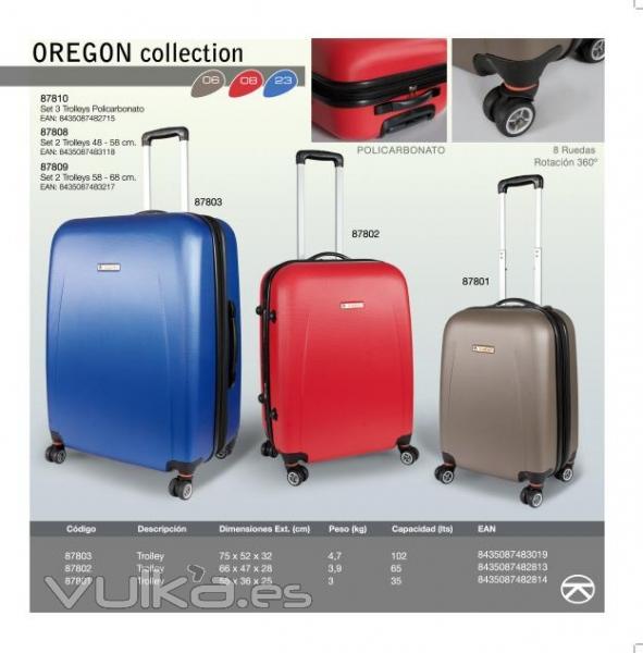 Colección Oregon - maletas