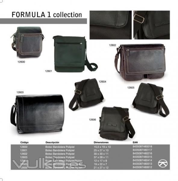 Coleccin Formula 1 - Bolsos Bandoleras