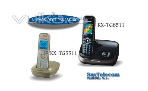Inalámbricos Dect  Panasonic KX-TG 5511 y KX-TG  8511