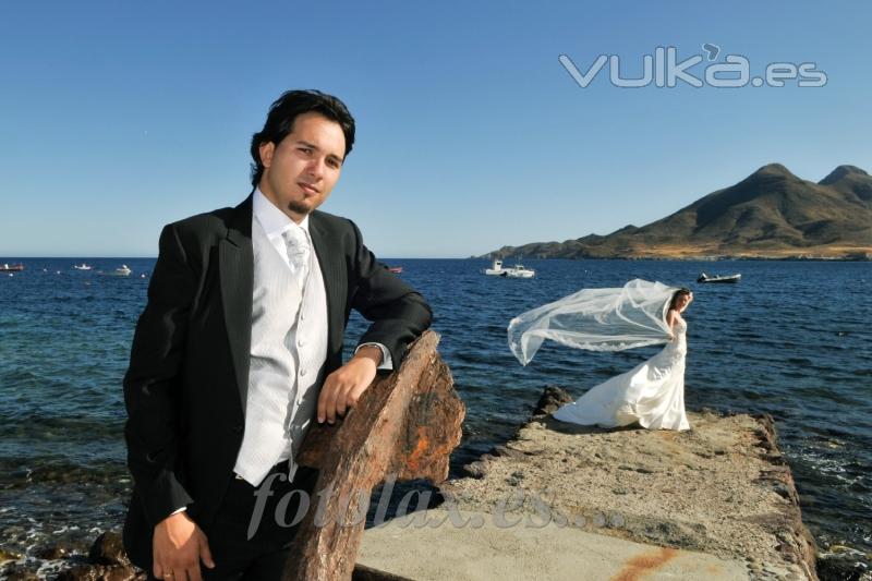 Bodas en el Parque Natural de Cabo de Gata., la Isleta del Moro