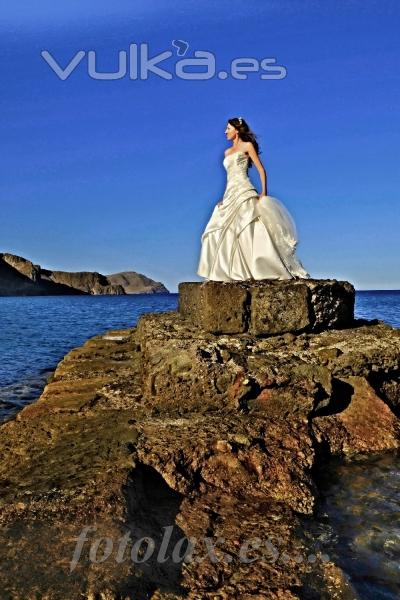 Bodas en el Parque Natural de Cabo de Gata., la Isleta del Moro