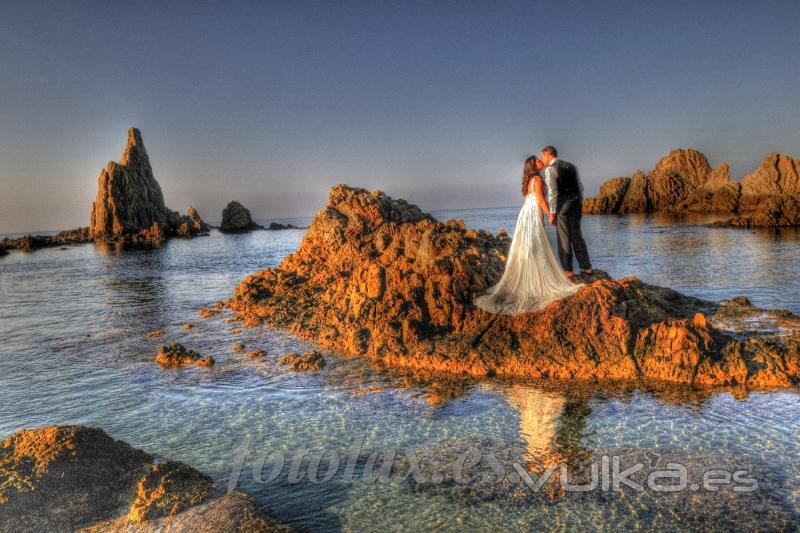 Bodas en el Parque Natural de Cabo de Gata, Arrecife de las Sirenas