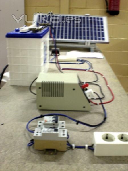Práctica de energía solar térmica