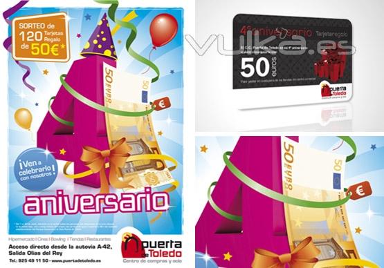  Diseo de la imagen promocional para la celebracin del 4 Aniversario de Puerta de Toledo 