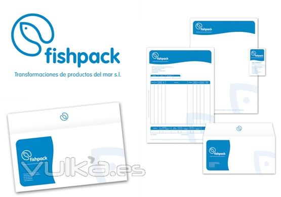 Desarrollo de la nueva imagen de la empresa Fishpack