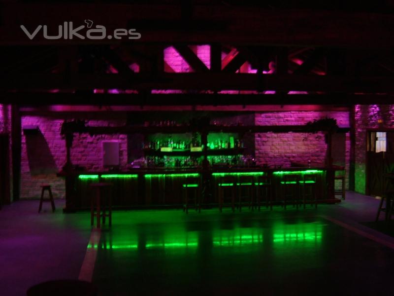 ILUMINACION LED EN DISCOTECA DAIKIRI (PEDRERA)