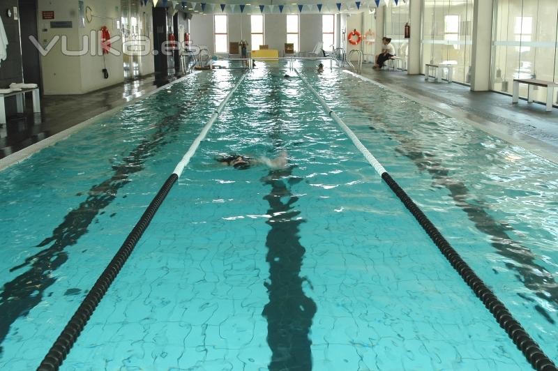 Piscina de 25 metros para nado libre