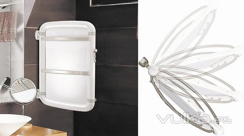 Secatoallas giratorios y radiador para baño de Radialight en www.lineabaño.com