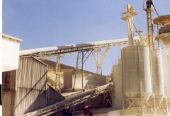 Transporte de cal a silo