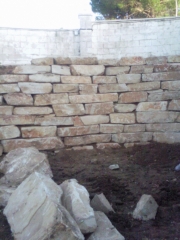 Foto 349 construccin de muros en Girona - Ambientals Guxols