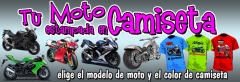 Personaliza tu camiseta con tu propia moto