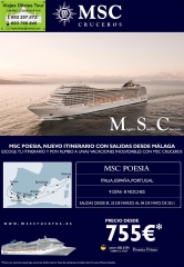 cruceros con salidas desde Mlaga y Barcelona