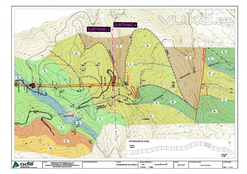 Proyecto geolgico de ADIF