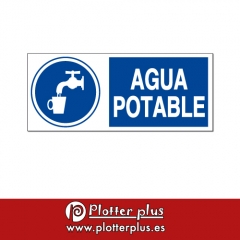 Senal obligacion impresa sobre vinilo adhesivo, fotoluminiscente, o sobre placa de policarbonato